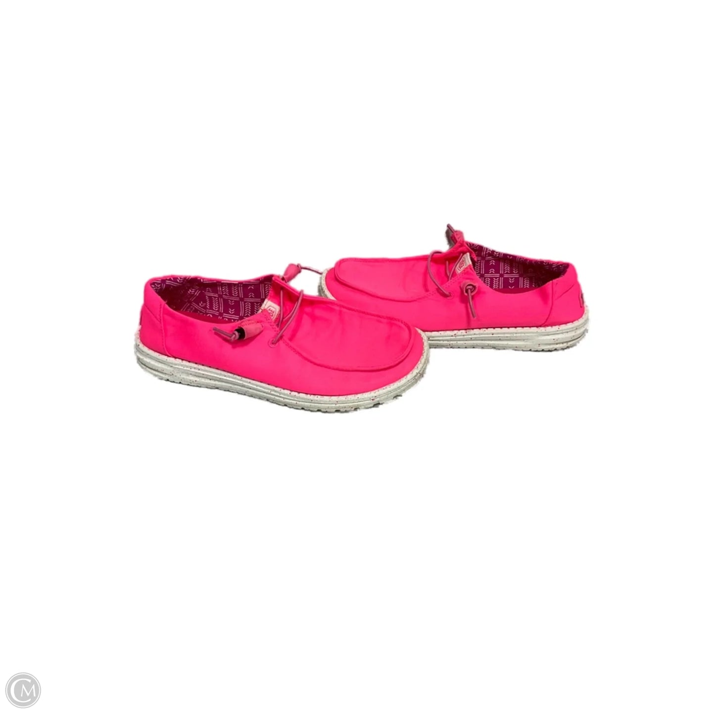 Shoes Flats By Hey Dude In Pink, Size: 8