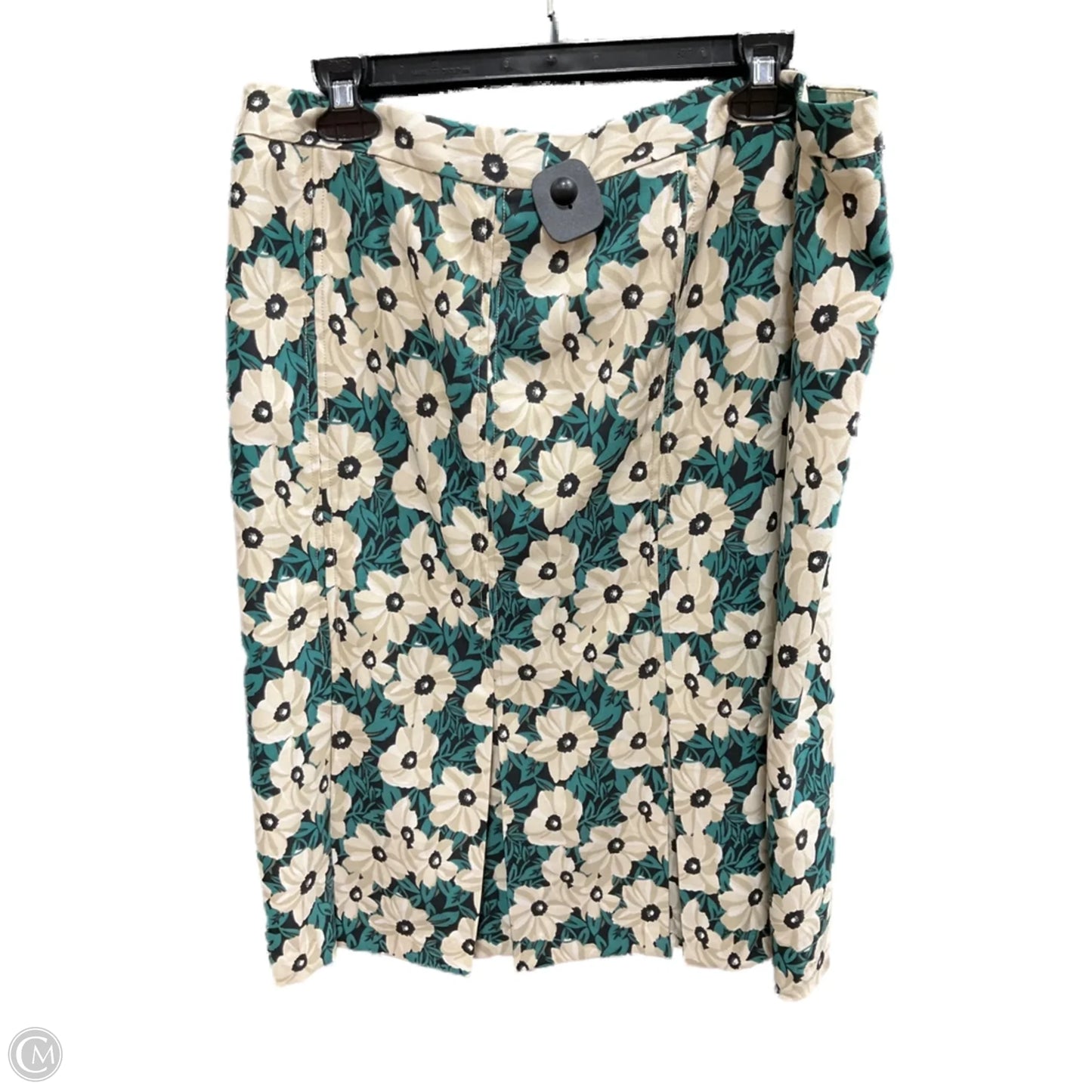 Skirt Midi By Who What Wear In Green & Tan, Size: 14