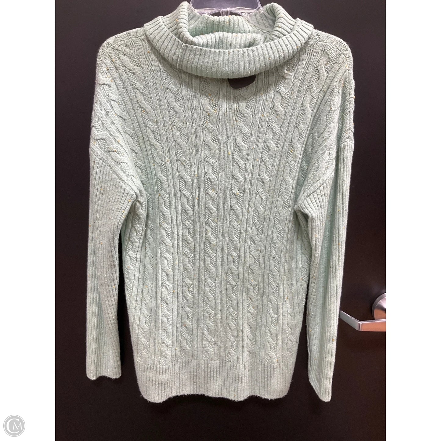 Sweater By Talbots In Green, Size: M