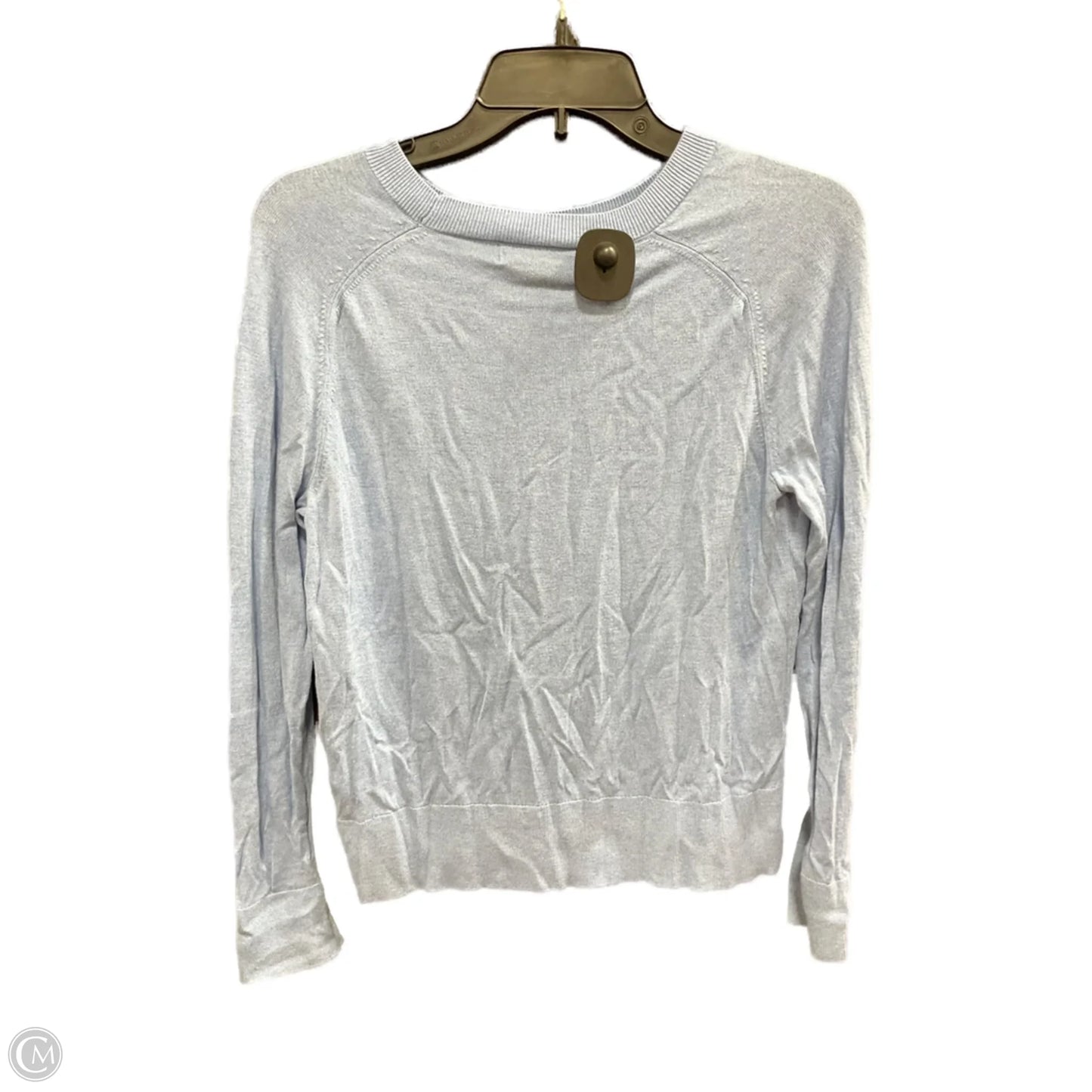 Top Long Sleeve By Banana Republic In Blue, Size: M