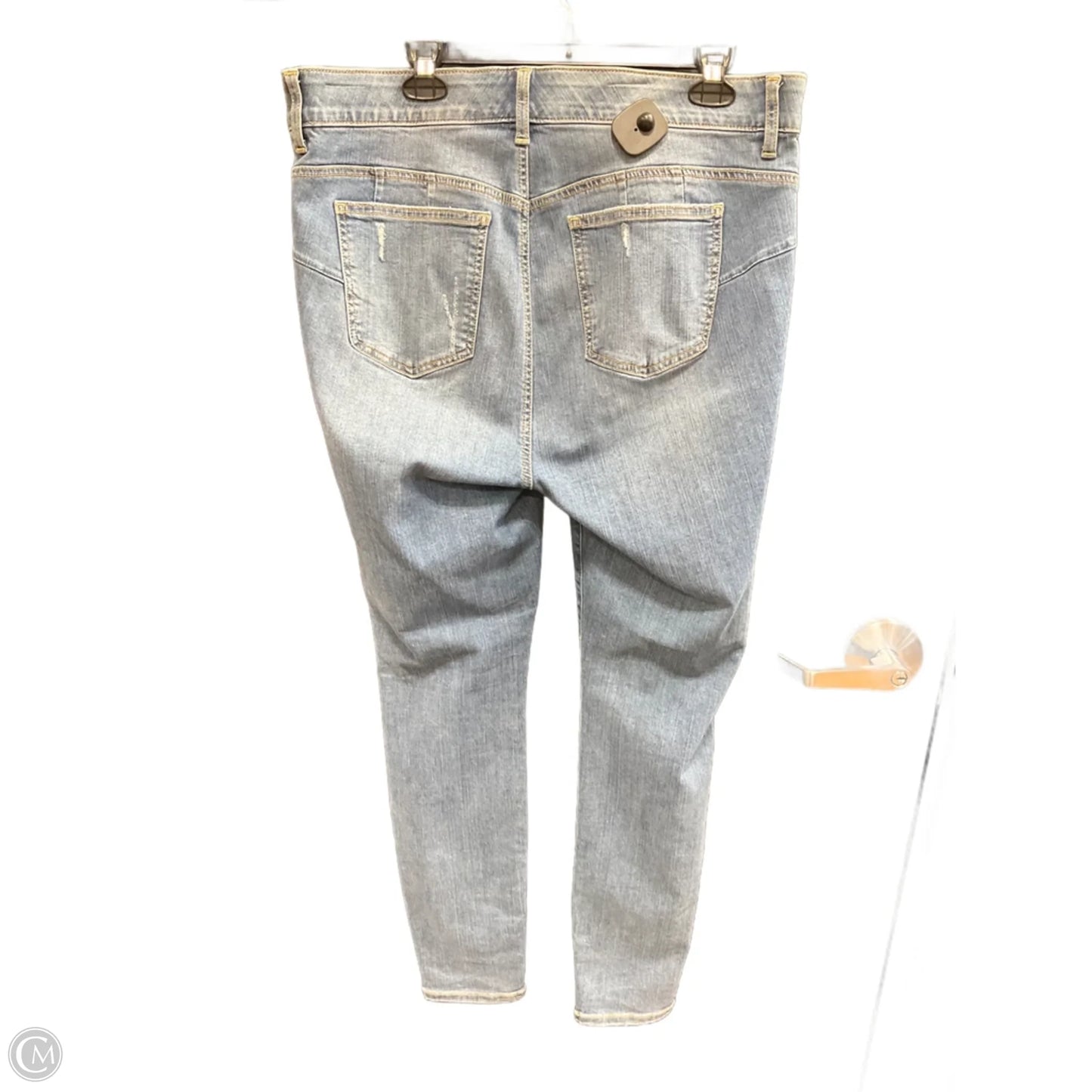 Jeans Skinny By Torrid In Blue, Size: 18