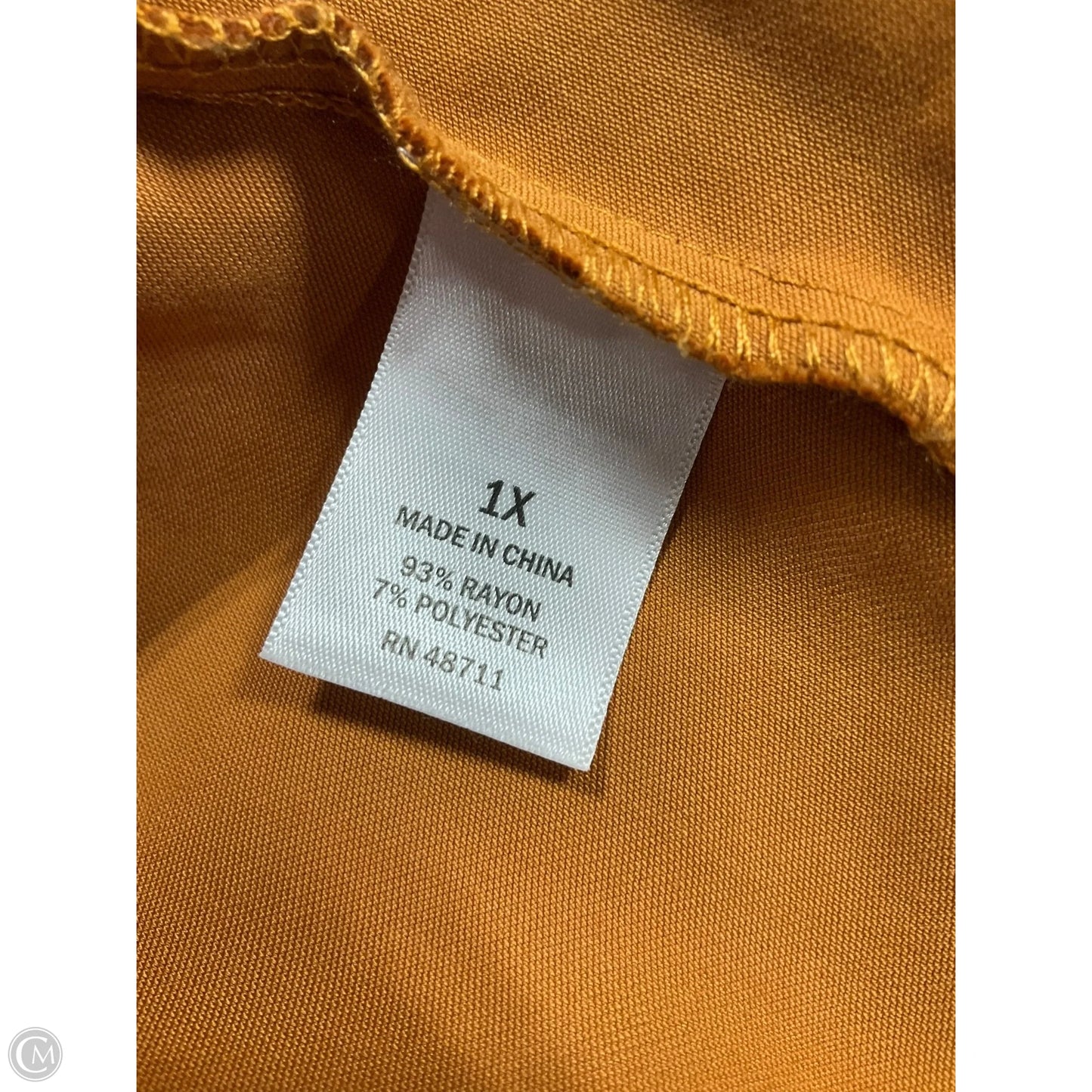 Jacket Other By Ophelia Roe In Orange, Size: 1x