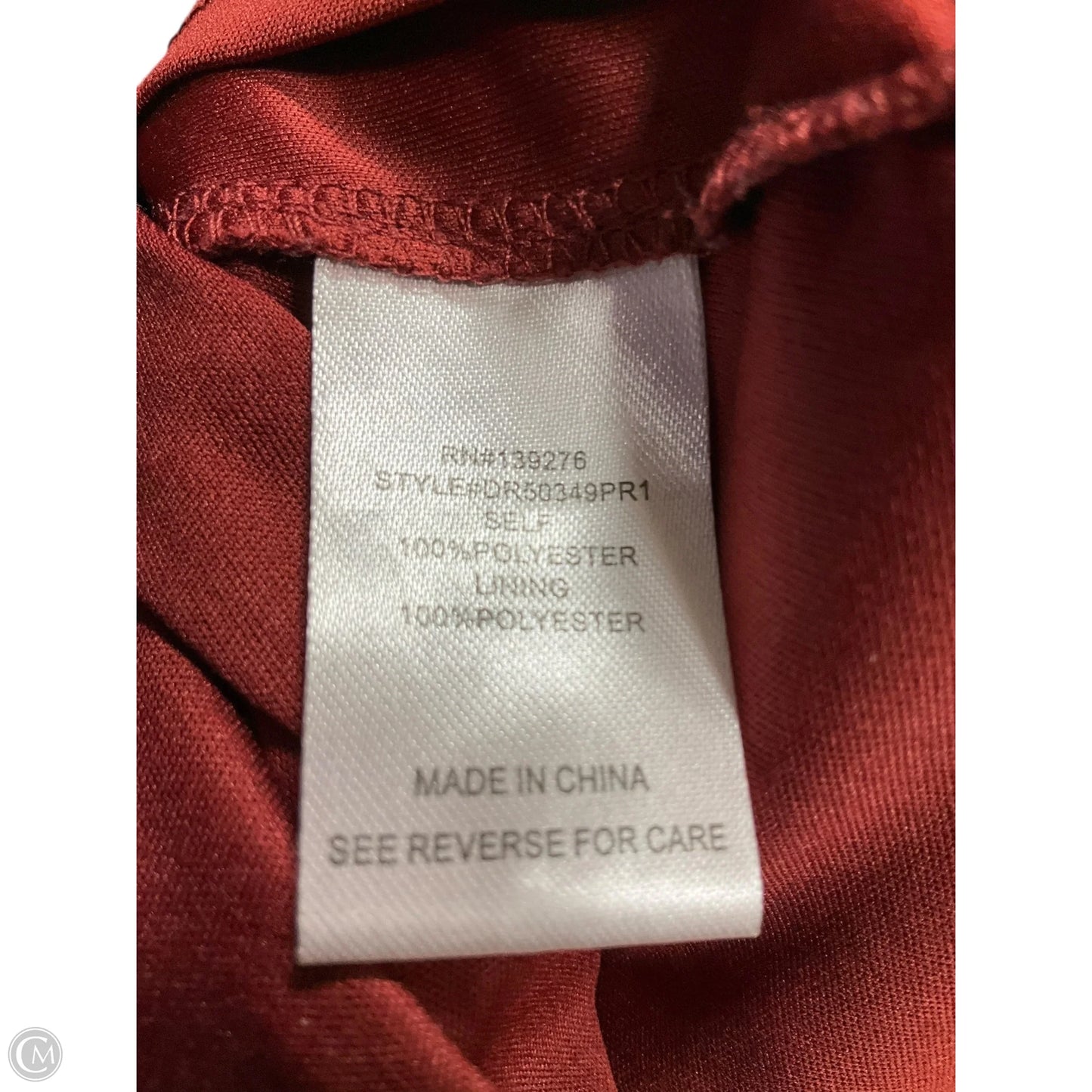 Dress Casual Midi By Dr2 In Red & Yellow, Size: L