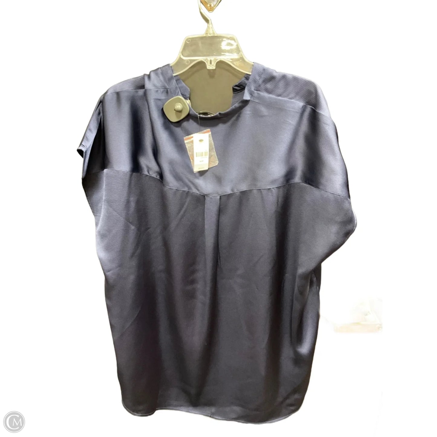 Top Short Sleeve By Lane Bryant In Blue, Size: 1x