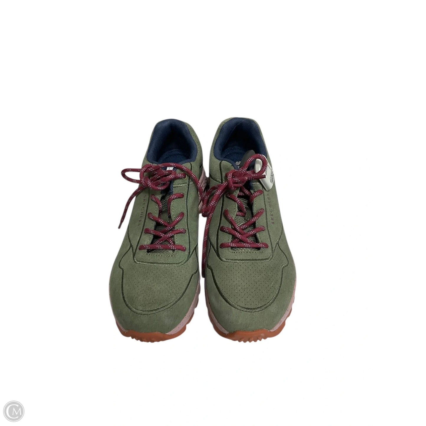 Shoes Athletic By Skechers In Green, Size: 8