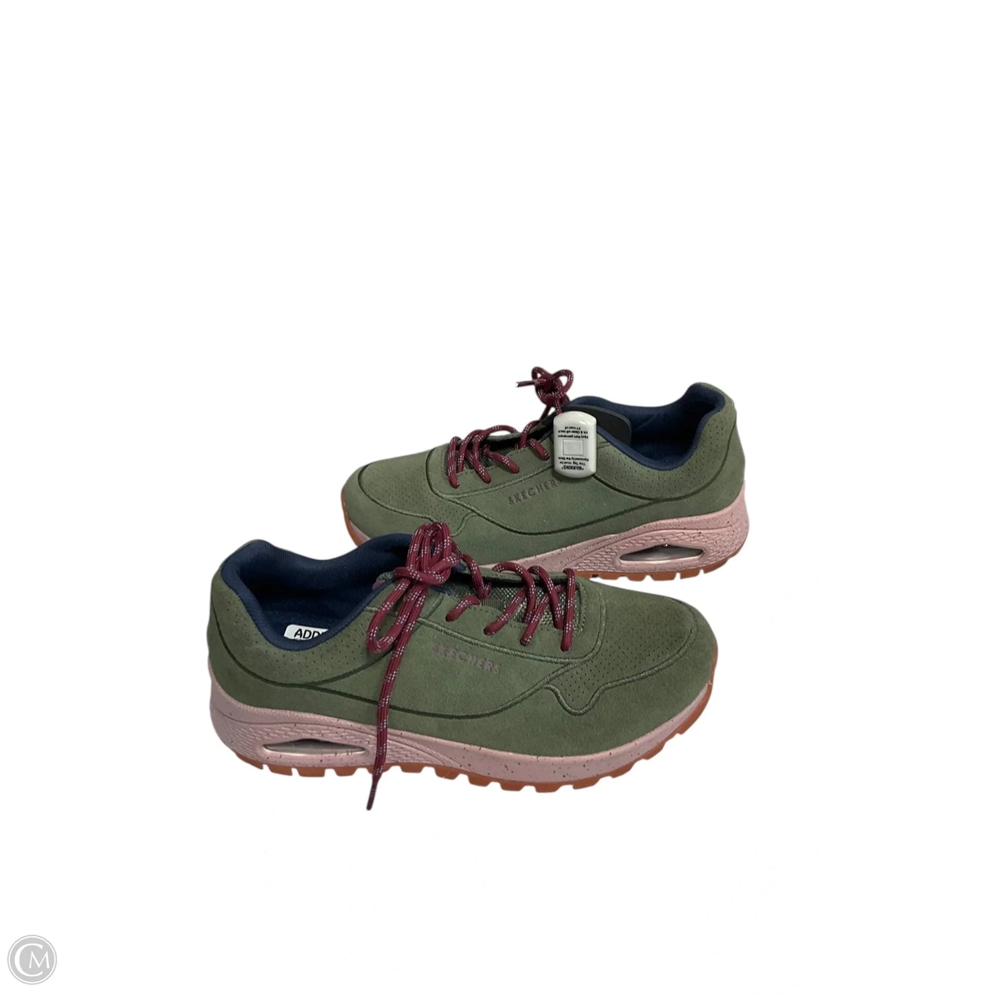 Shoes Athletic By Skechers In Green, Size: 8