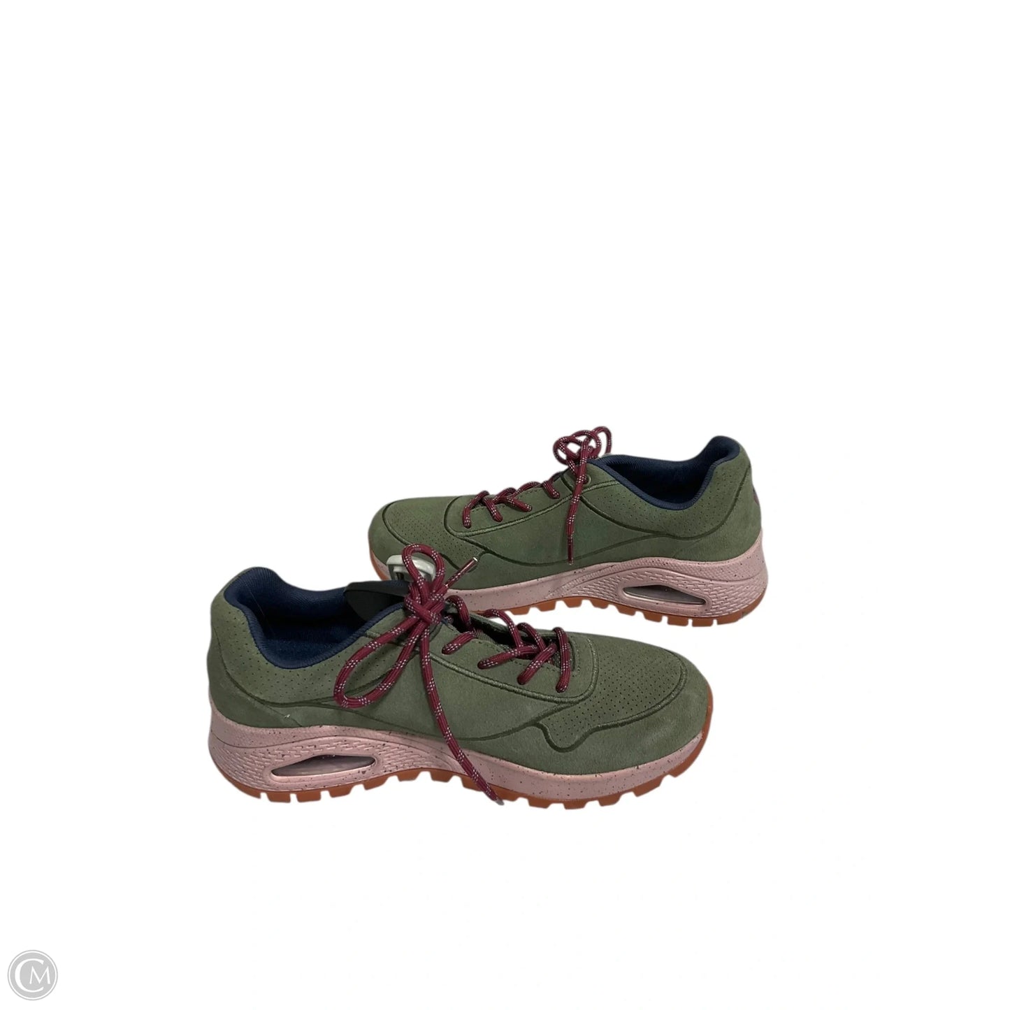 Shoes Athletic By Skechers In Green, Size: 8