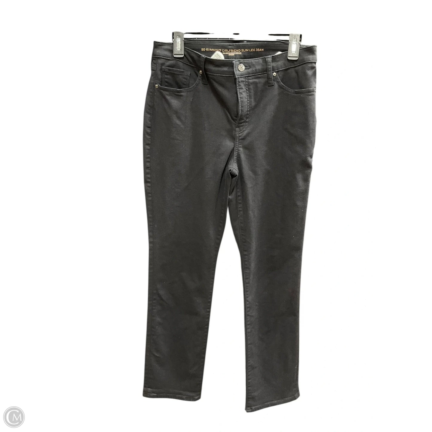 Jeans Straight By Chicos In Black, Size: 6