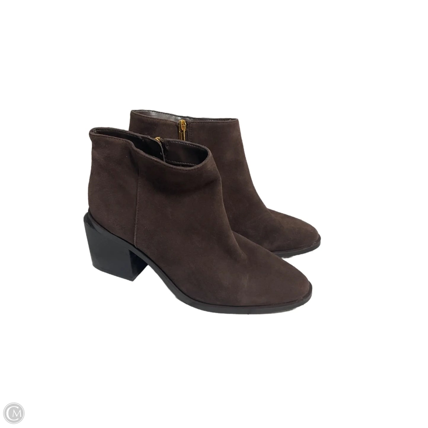 Boots Ankle Heels By Vince Camuto In Brown, Size: 8