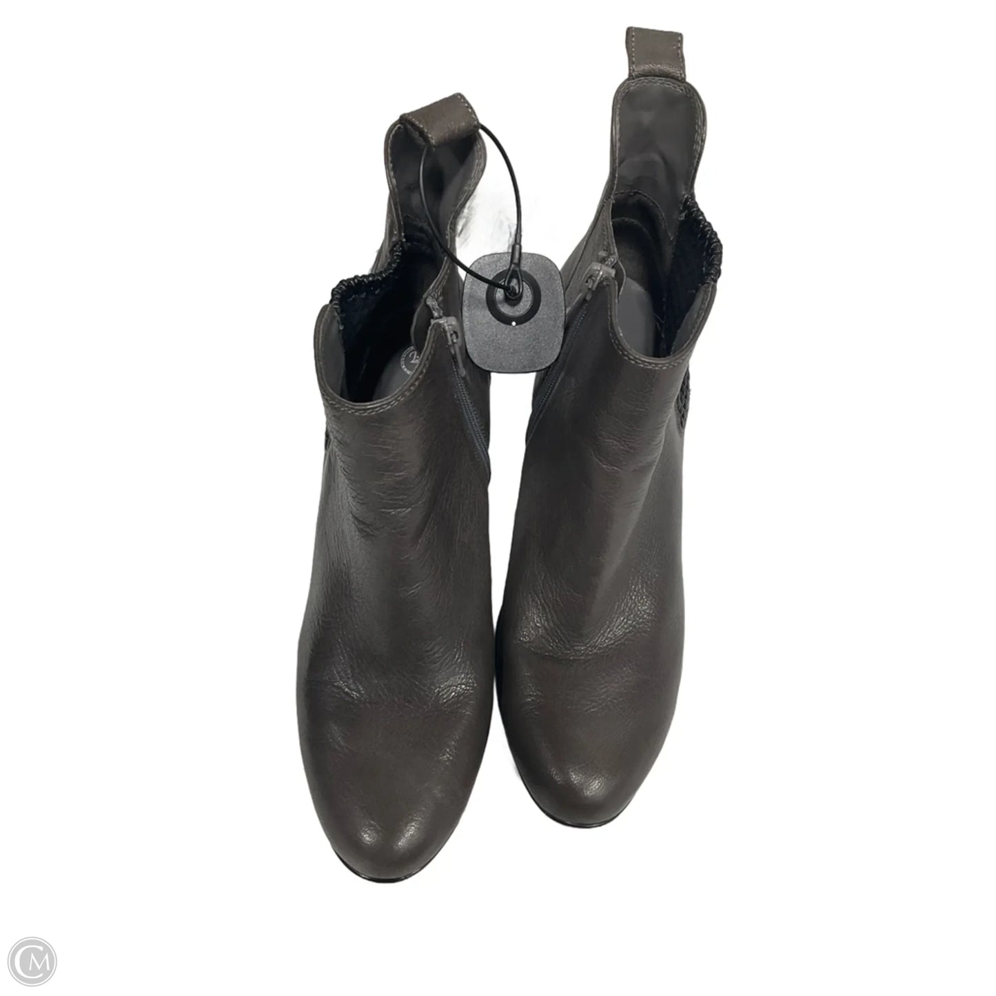 Boots Ankle Heels By Cmc In Brown, Size: 8.5