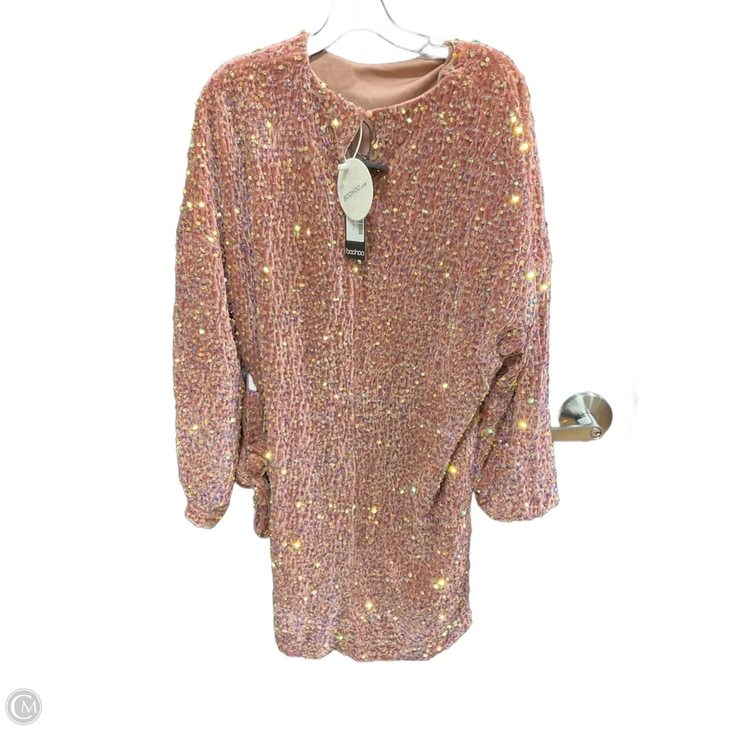 Dress Party Short By Boohoo Boutique In Pink, Size: 12