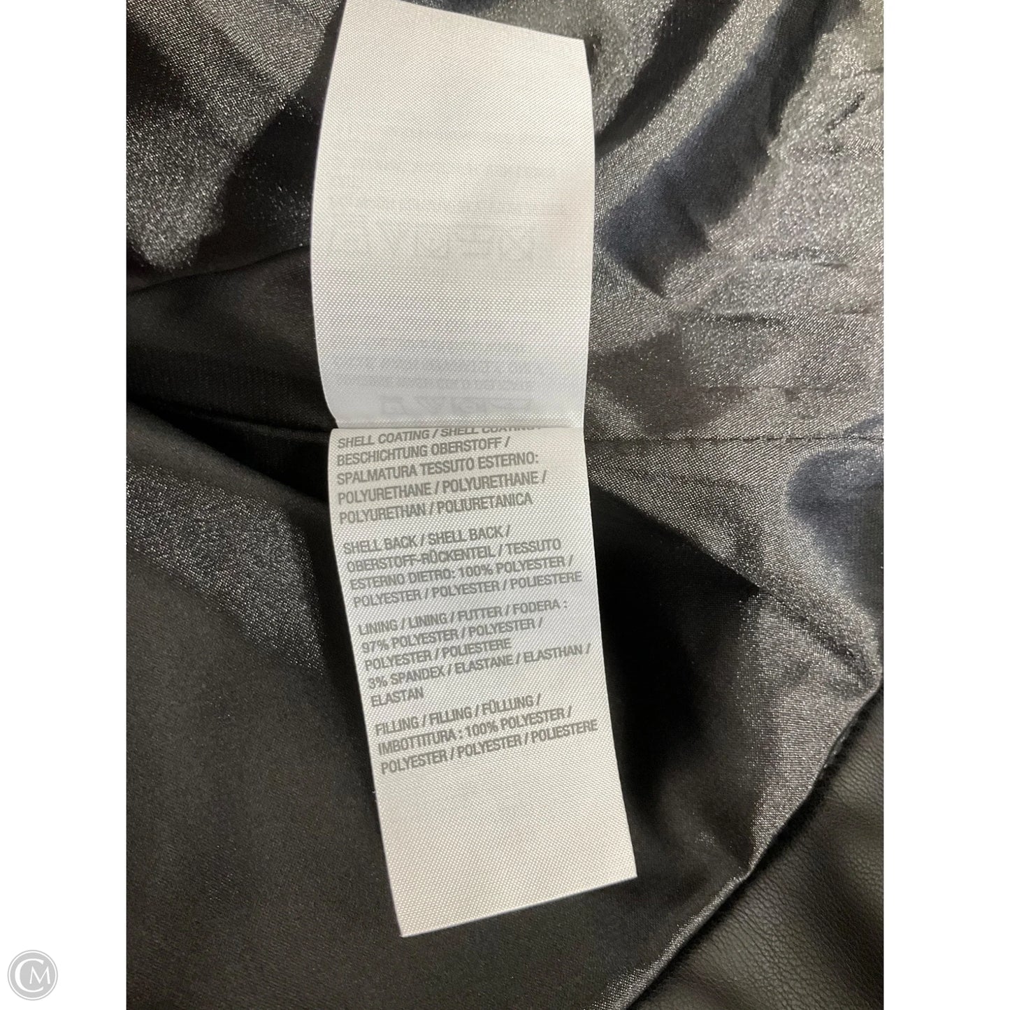 Jacket Puffer & Quilted By D&co. In Black, Size: L