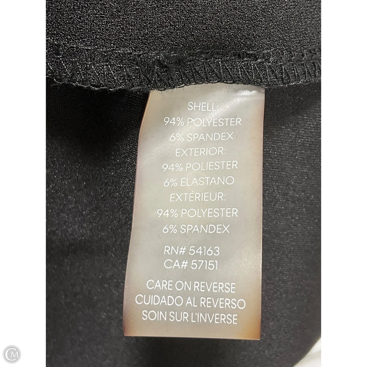 Dress Casual Midi By Calvin Klein In Black, Size: 6