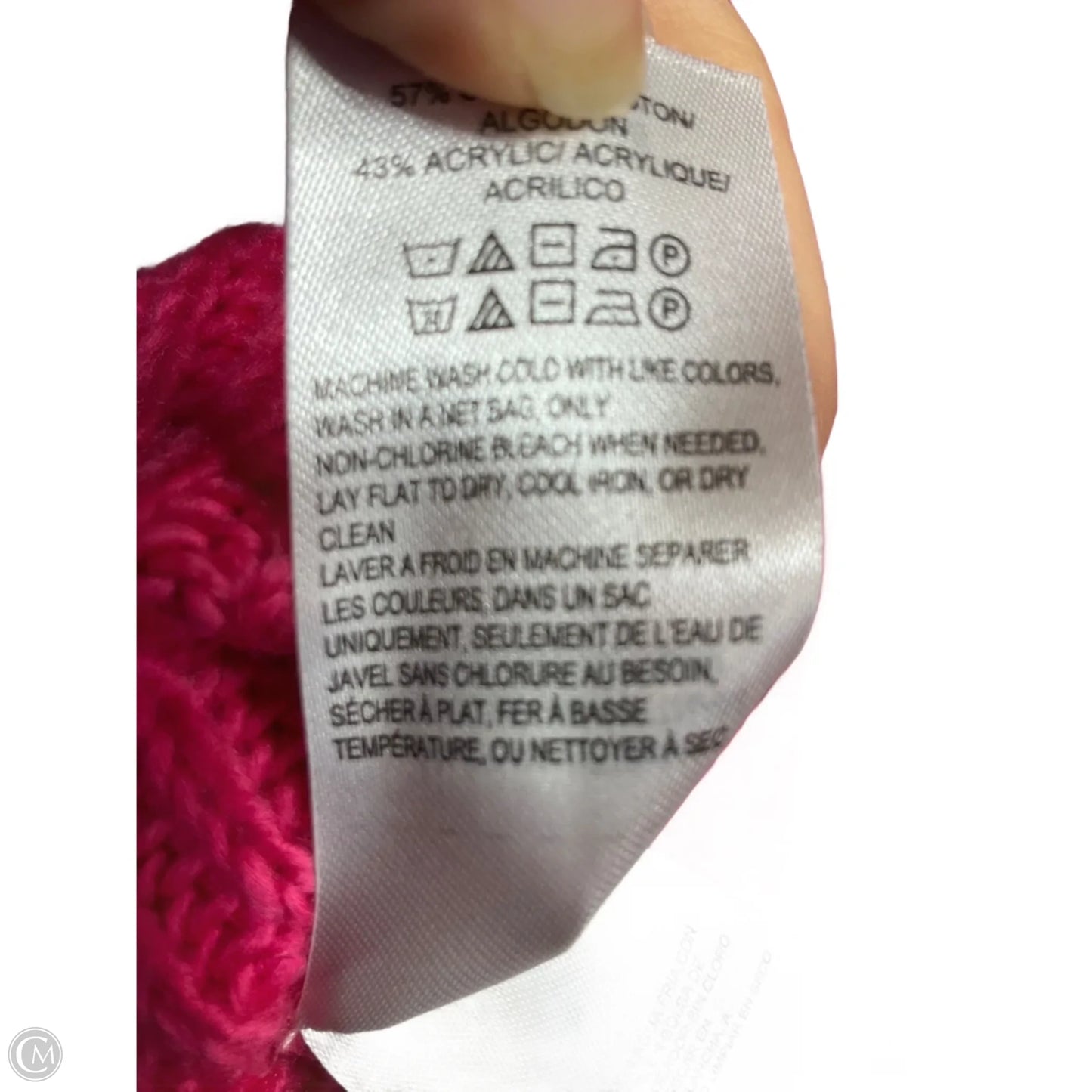 Sweater By Lucky Brand In Pink, Size: S