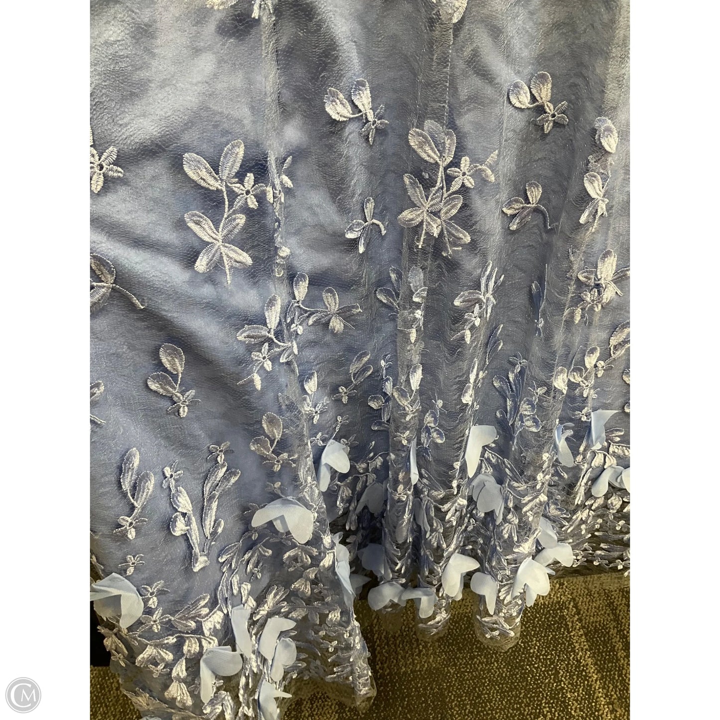 Dress Party Midi By Dress The Population In Blue, Size: Xl