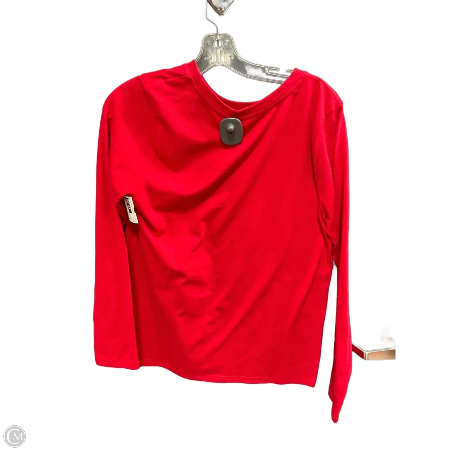 Top Long Sleeve By Sonoma In Red, Size: M