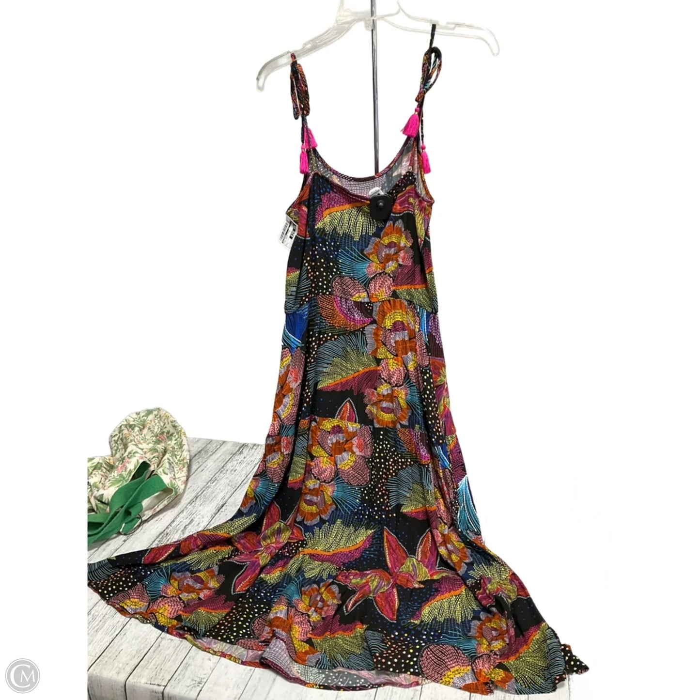 Dress Casual Midi By La Blanca In Floral Print, Size: L