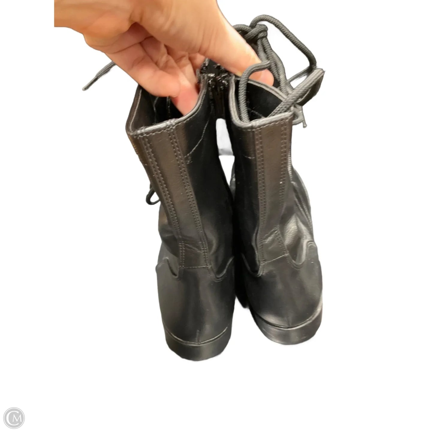 Boots Ankle Flats By Cme In Black, Size: 9.5