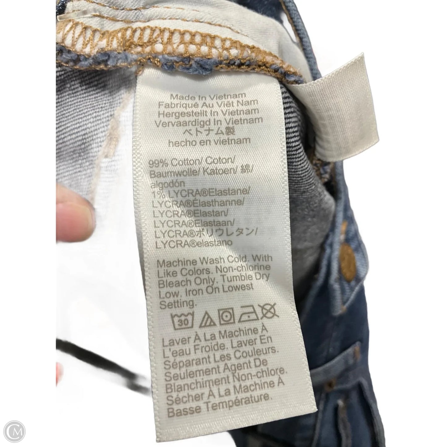 Jeans Cropped By J. Crew In Blue, Size: 8