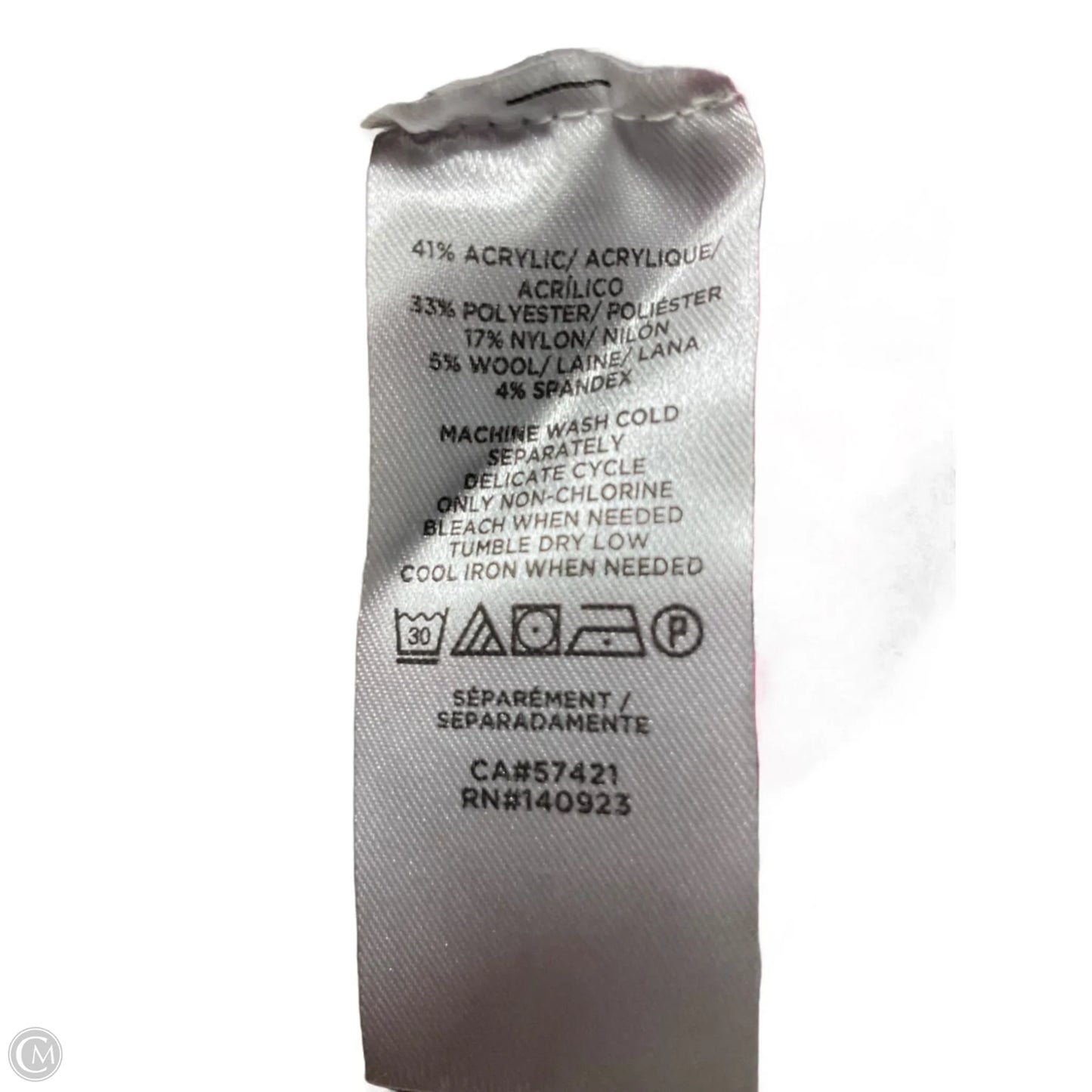 Dress Sweater By Loft In Pink & Tan, Size: M