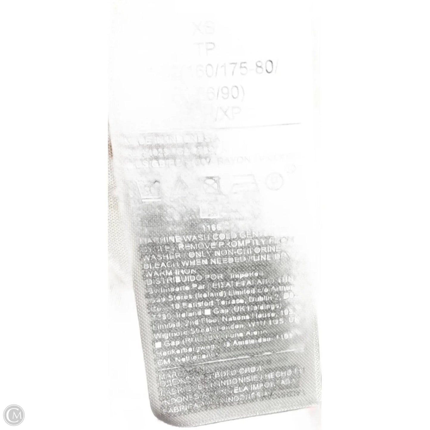 Top Long Sleeve By Gap In Yellow, Size: Xs