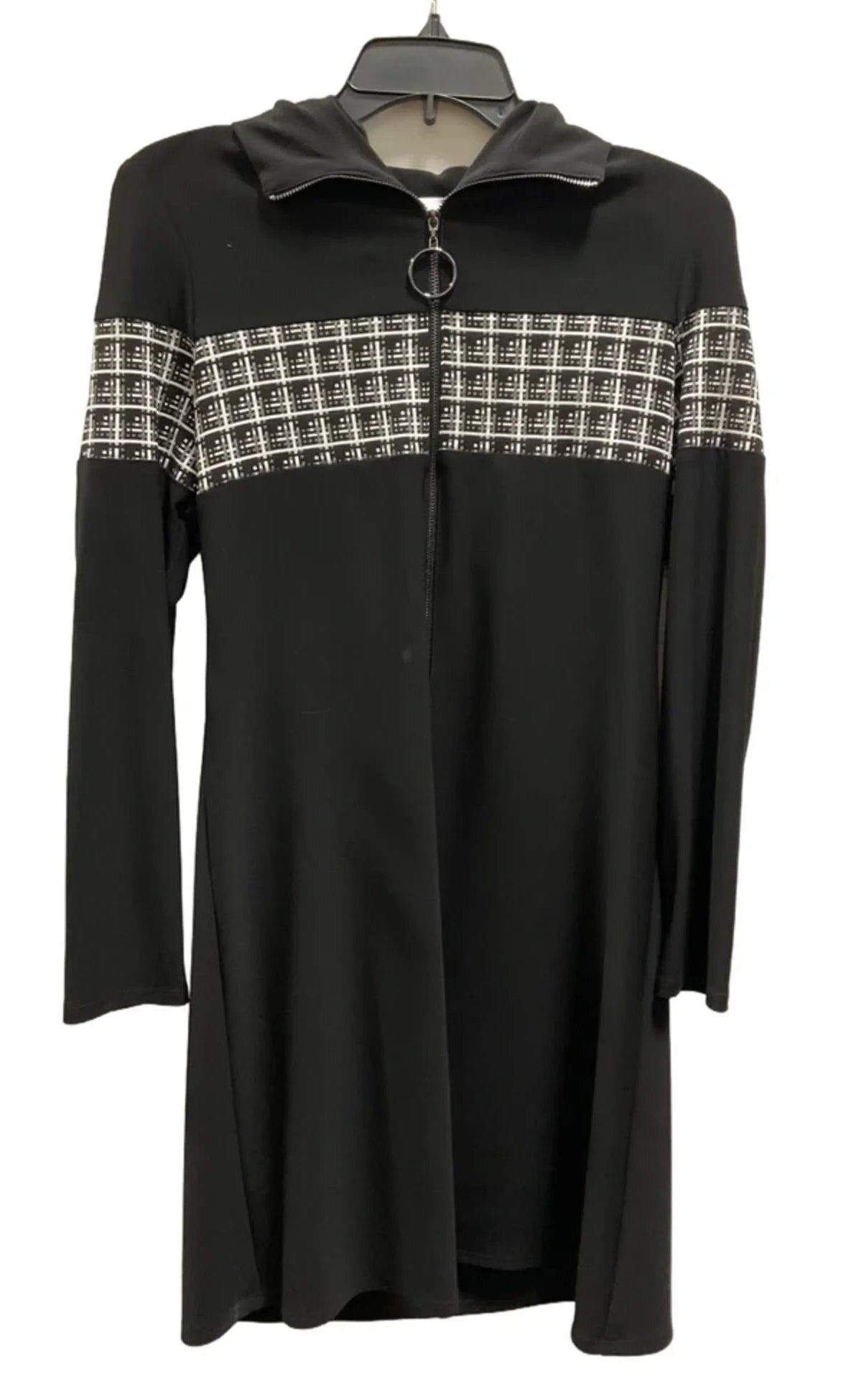 joseph ribkoff dress black Joseph Ribkoff Wrap Dress With Contrast Trim Style 261013 Black/Vanilla / 12