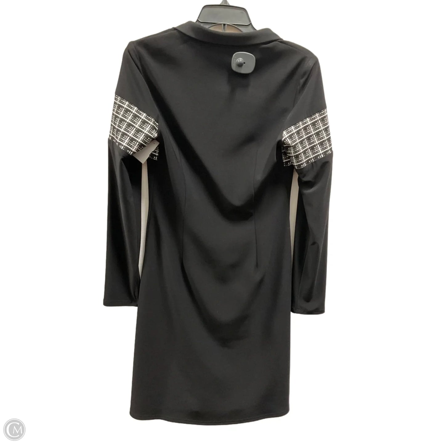Dress Casual Midi By Joseph Ribkoff In Black & White, Size: 8