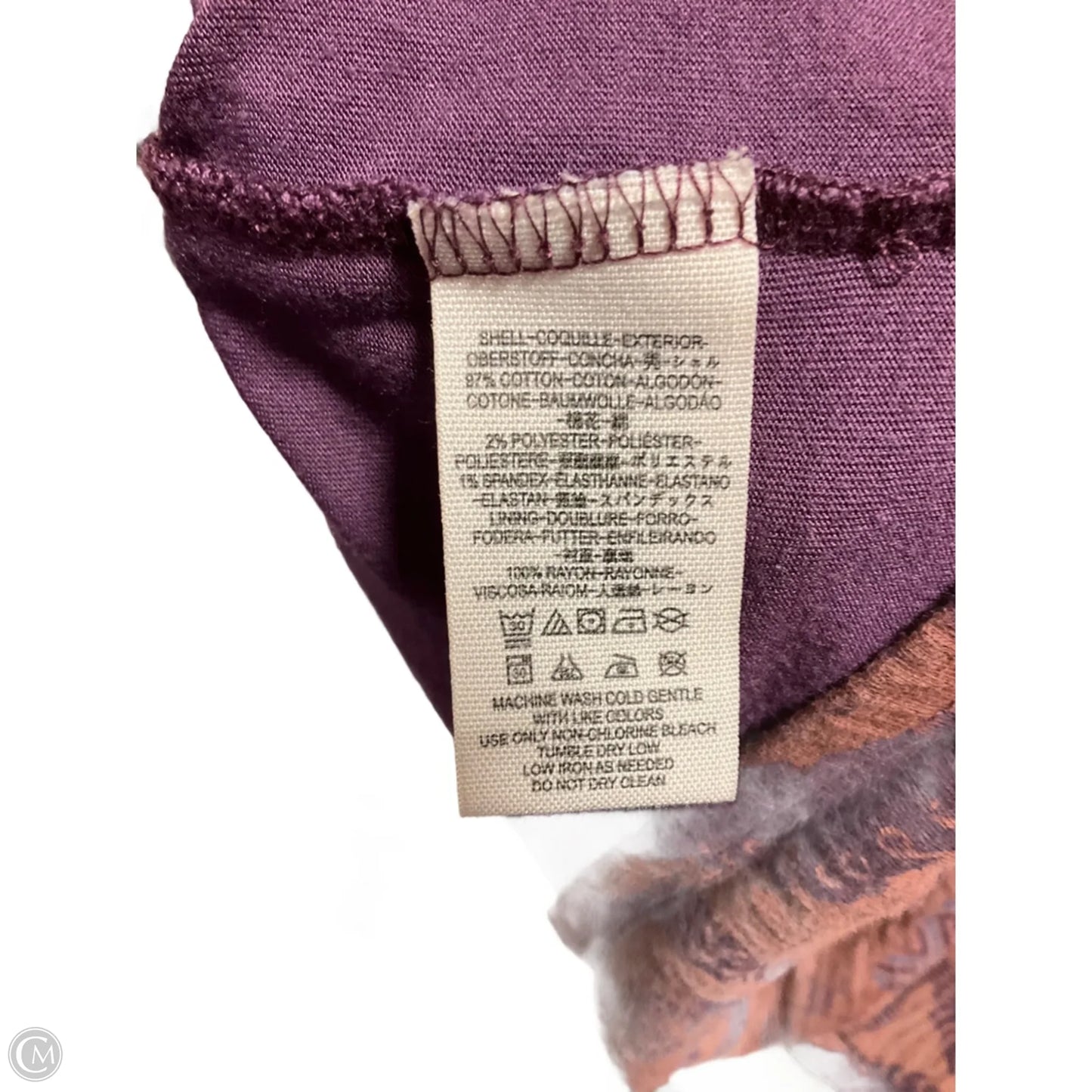 Dress Casual Short By Free People In Orange & Purple, Size: M