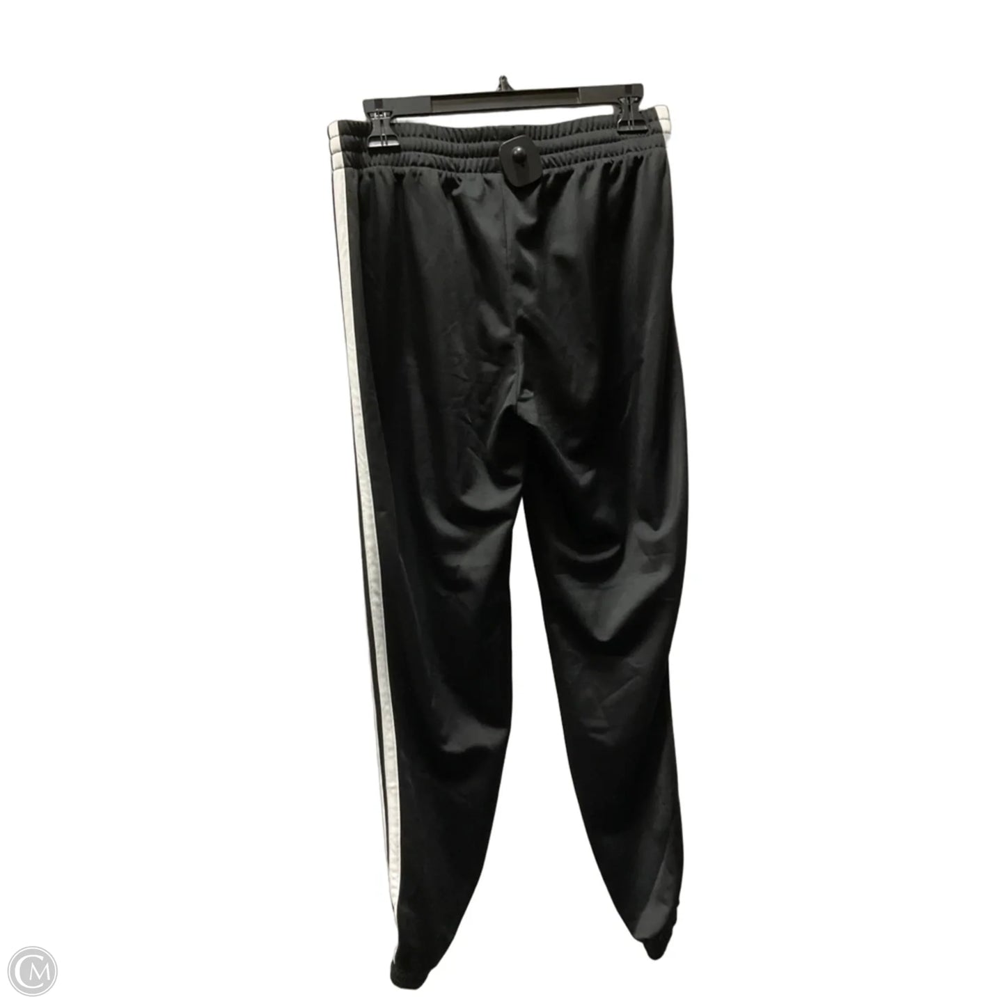 Athletic Pants By Adidas In Black & White, Size: M