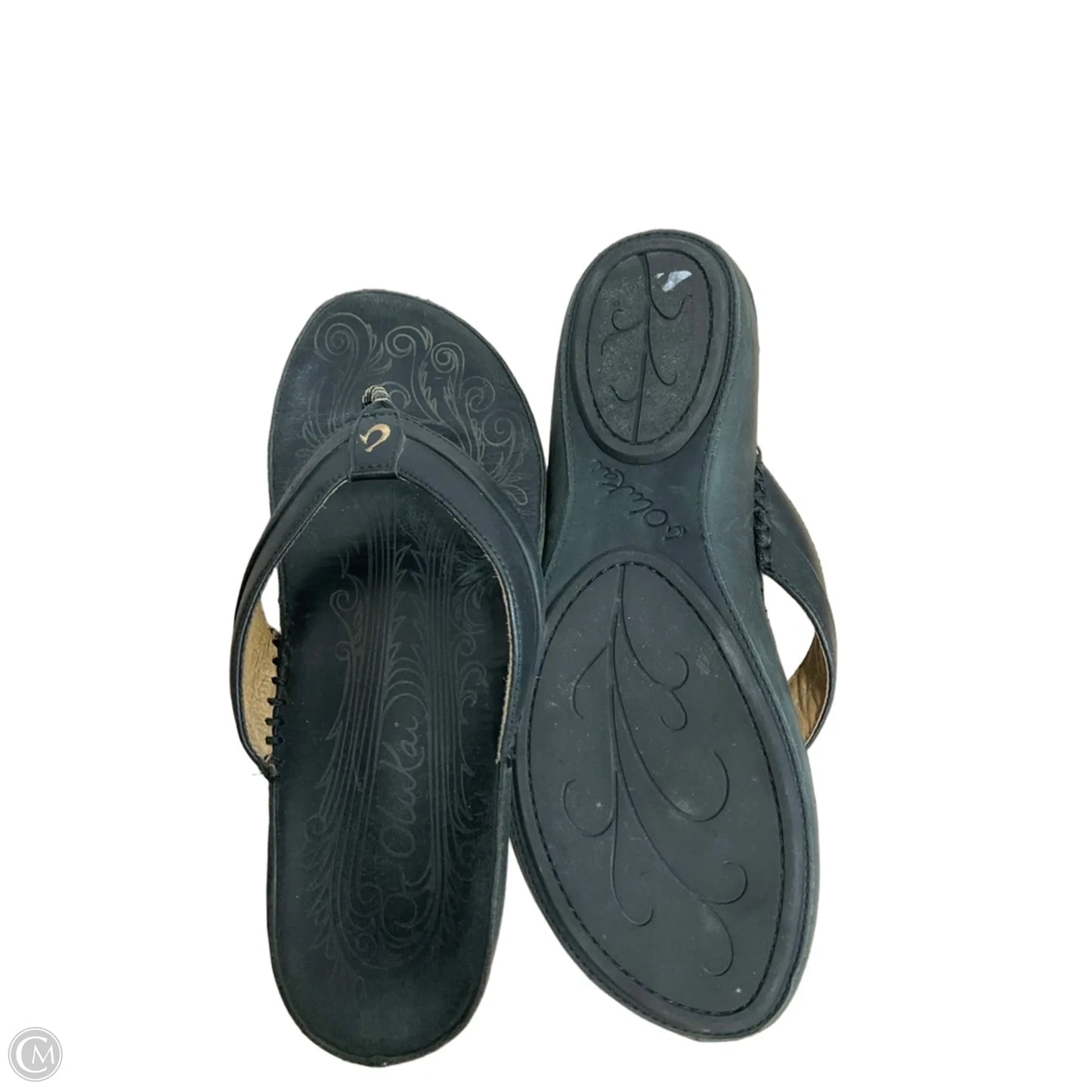 Sandals Flats By Olukai In Black, Size: 8