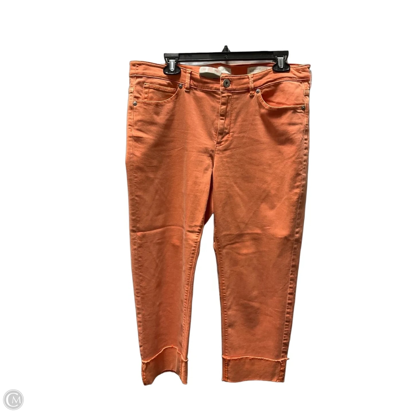 Jeans Cropped By J. Jill In Orange, Size: 12