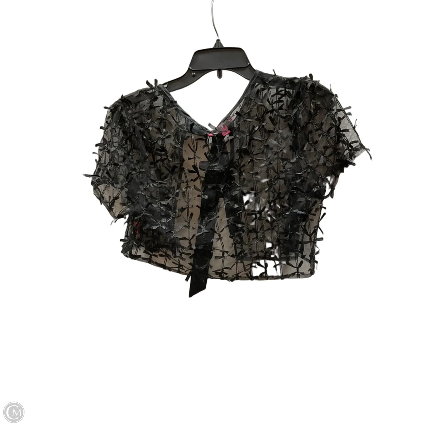 Cardigan By Betsey Johnson In Black, Size: M