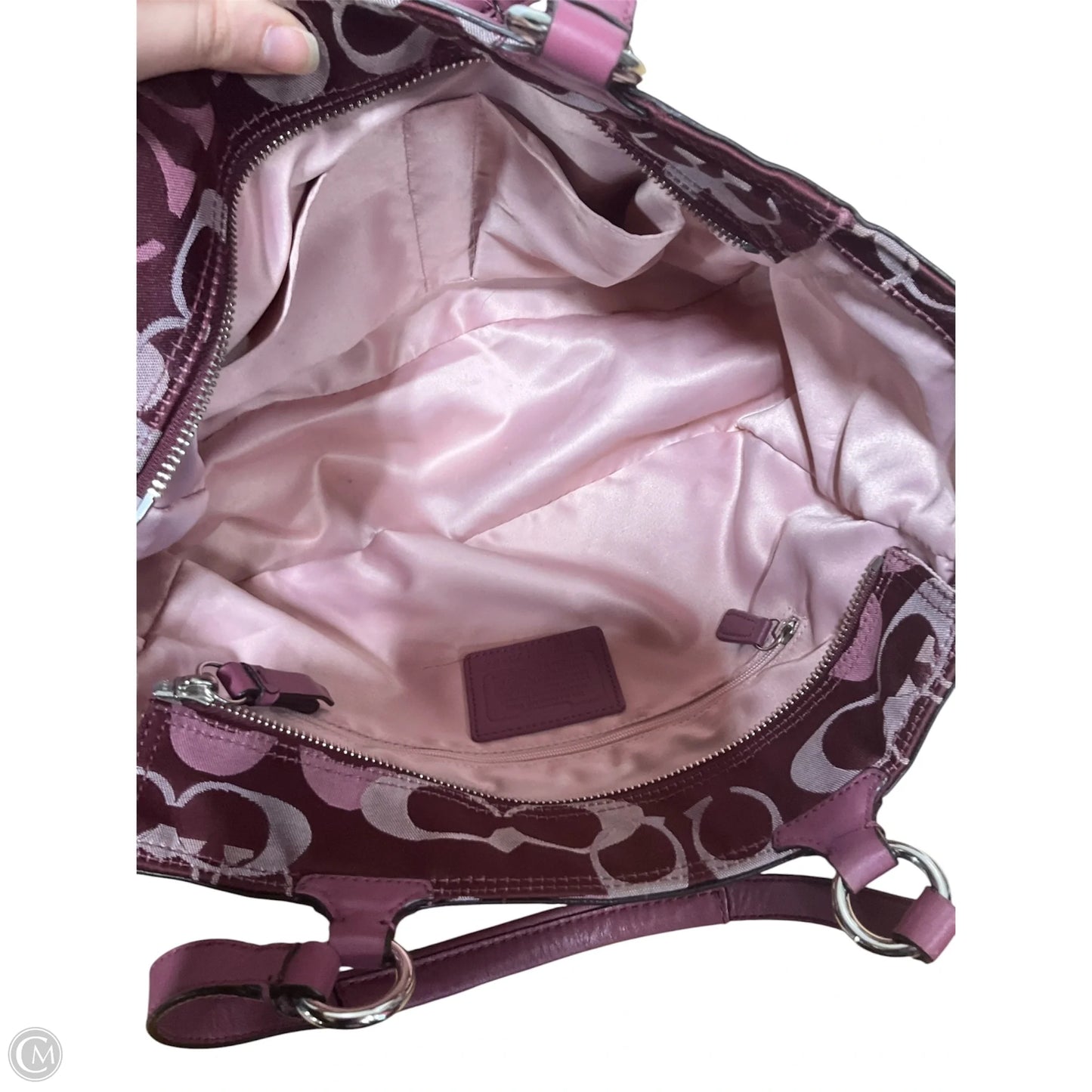Handbag Designer By Coach, Size: Large
