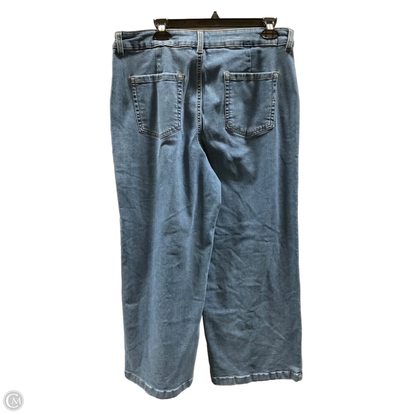 Jeans Wide Leg By Style And Company In Blue, Size: 16