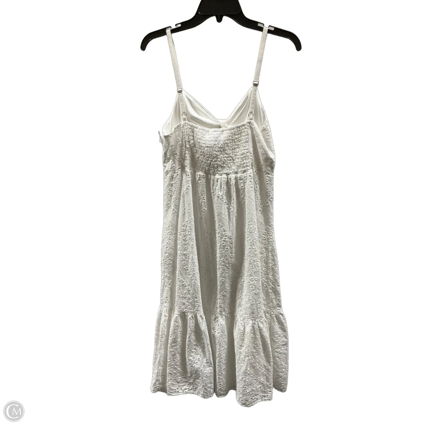 Dress Casual Midi By Simply Vera In Cream, Size: M