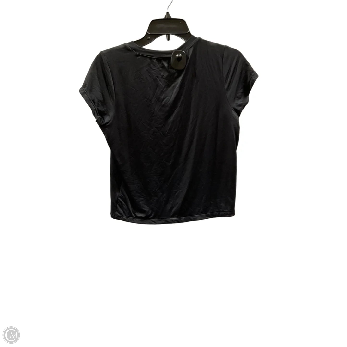 Top Short Sleeve Basic By Tahari In Black, Size: M