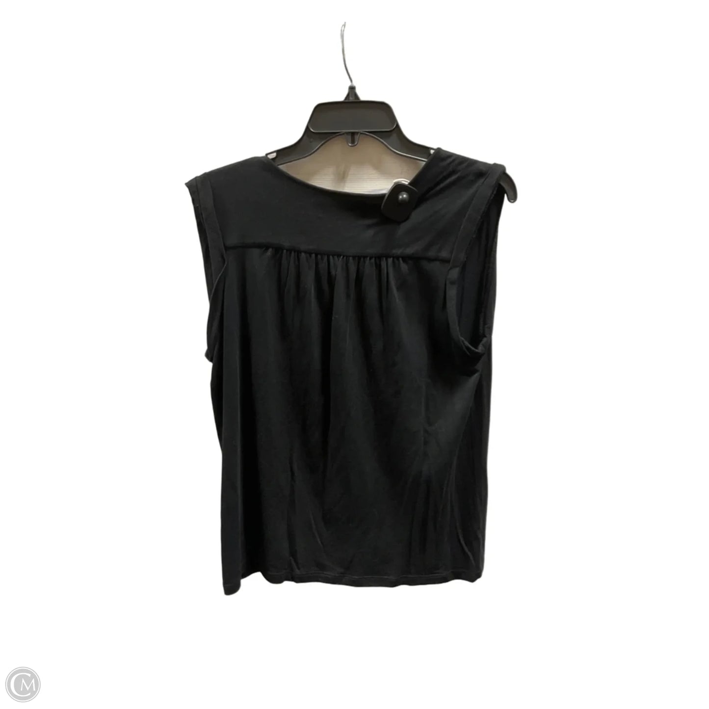 Top Sleeveless By Loft In Black, Size: M
