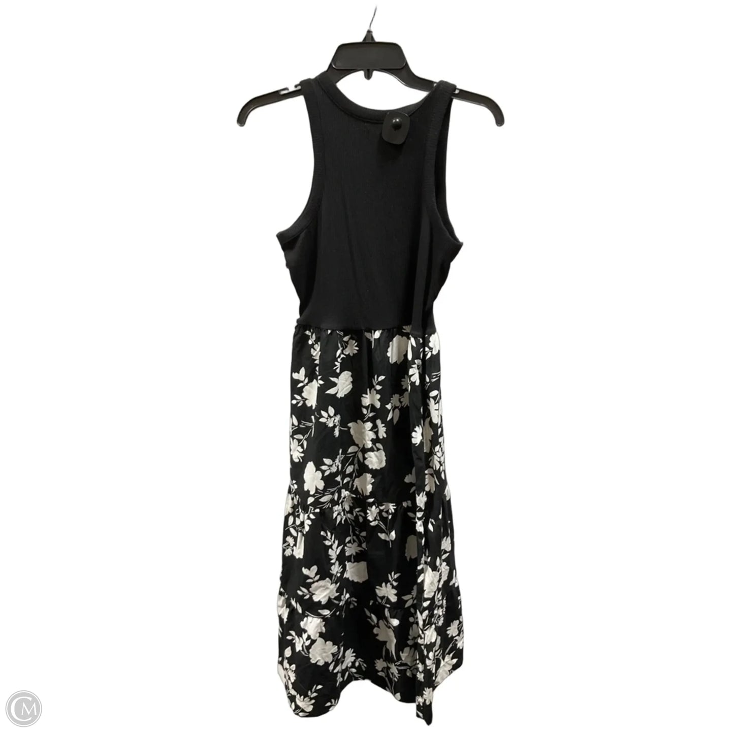 Dress Casual Maxi By Maurices In Black & White, Size: M