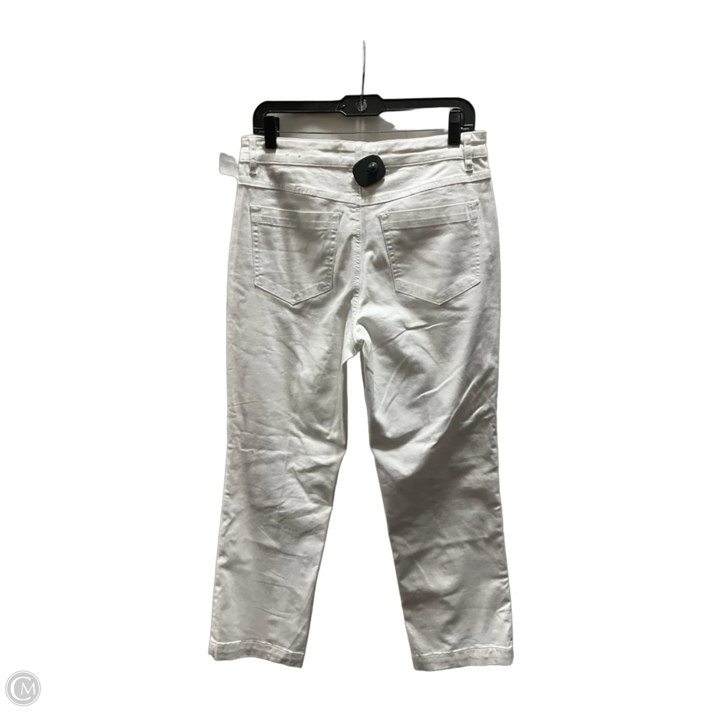 Jeans Straight By Tribal In White, Size: 8