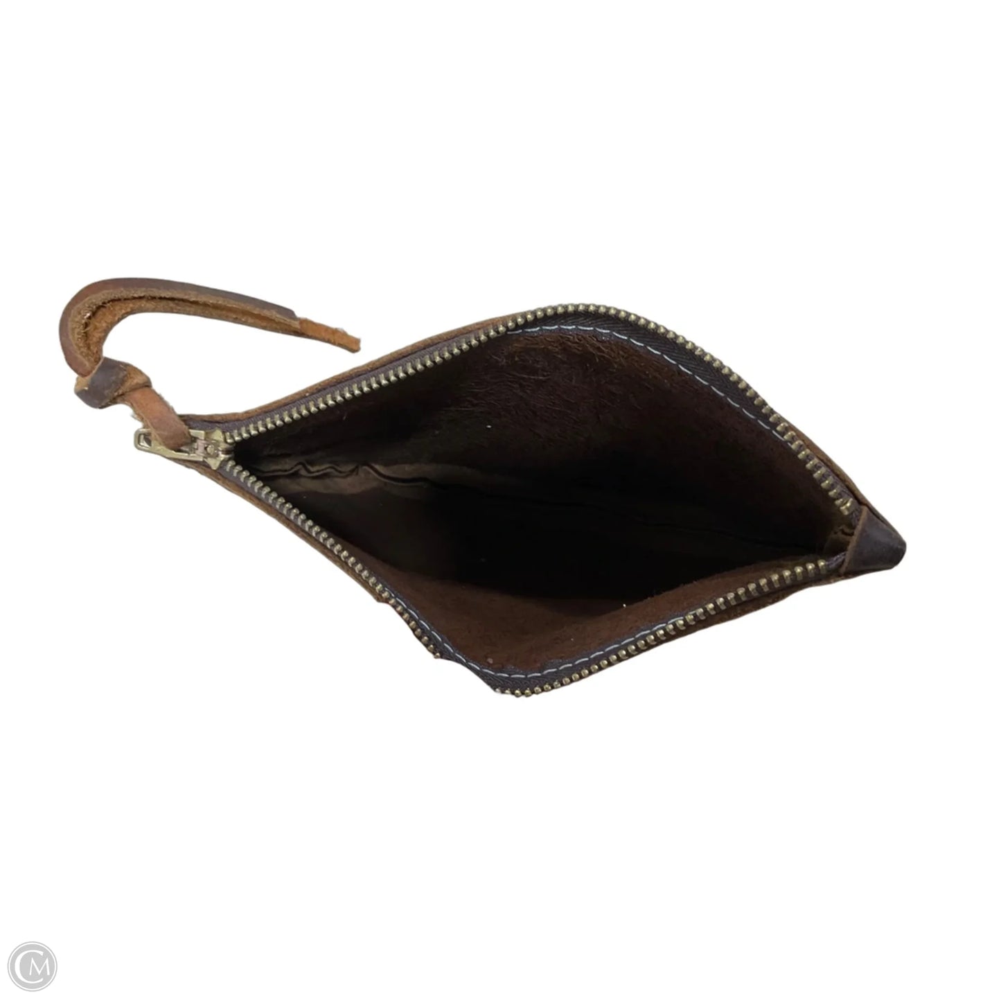 Makeup Bag Leather By Cma, Size: Medium