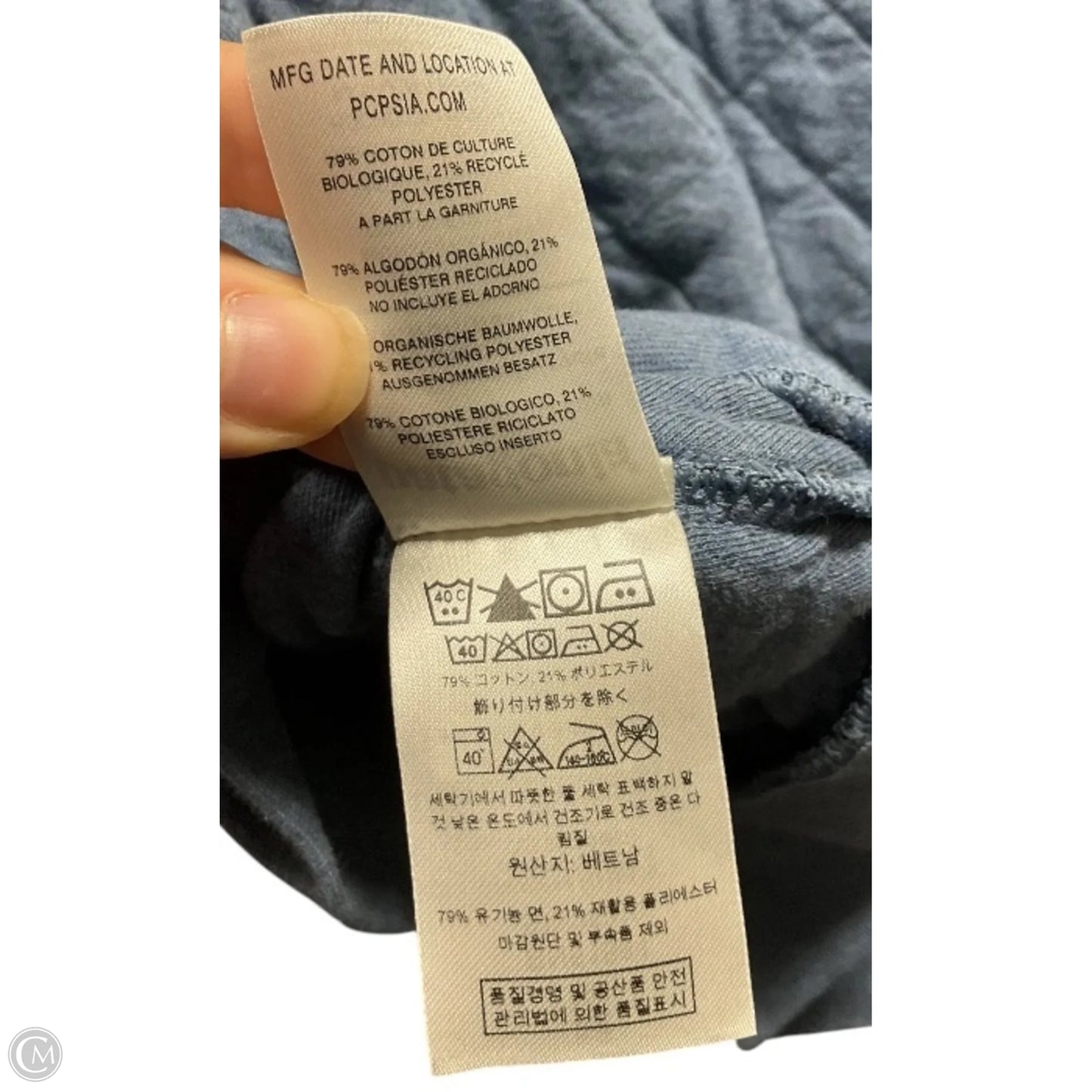 Sweatshirt Crewneck By Patagonia In Blue, Size: M