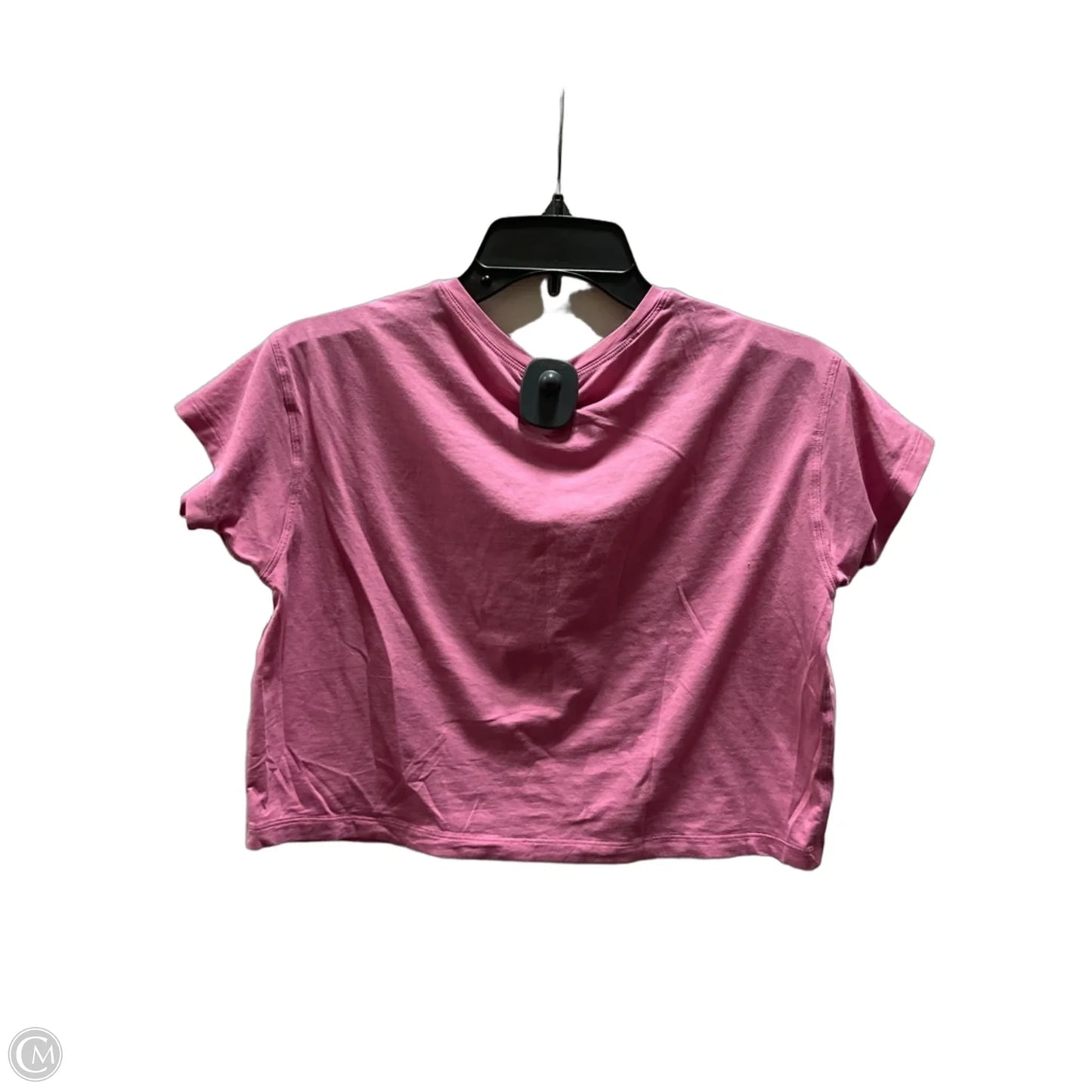 Athletic Top Short Sleeve By Lululemon In Pink, Size: 2