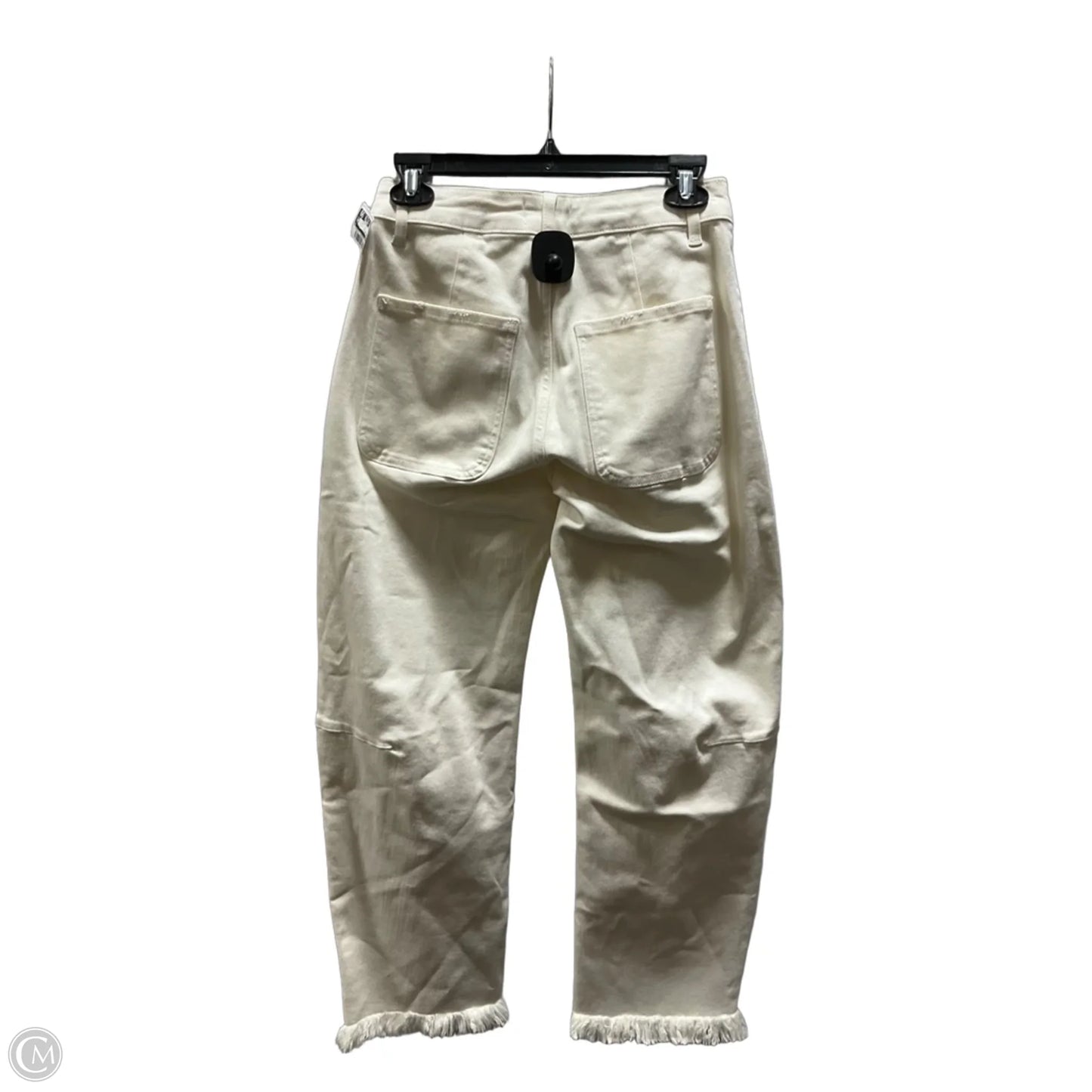 Jeans Wide Leg By Anniewear In Cream, Size: S