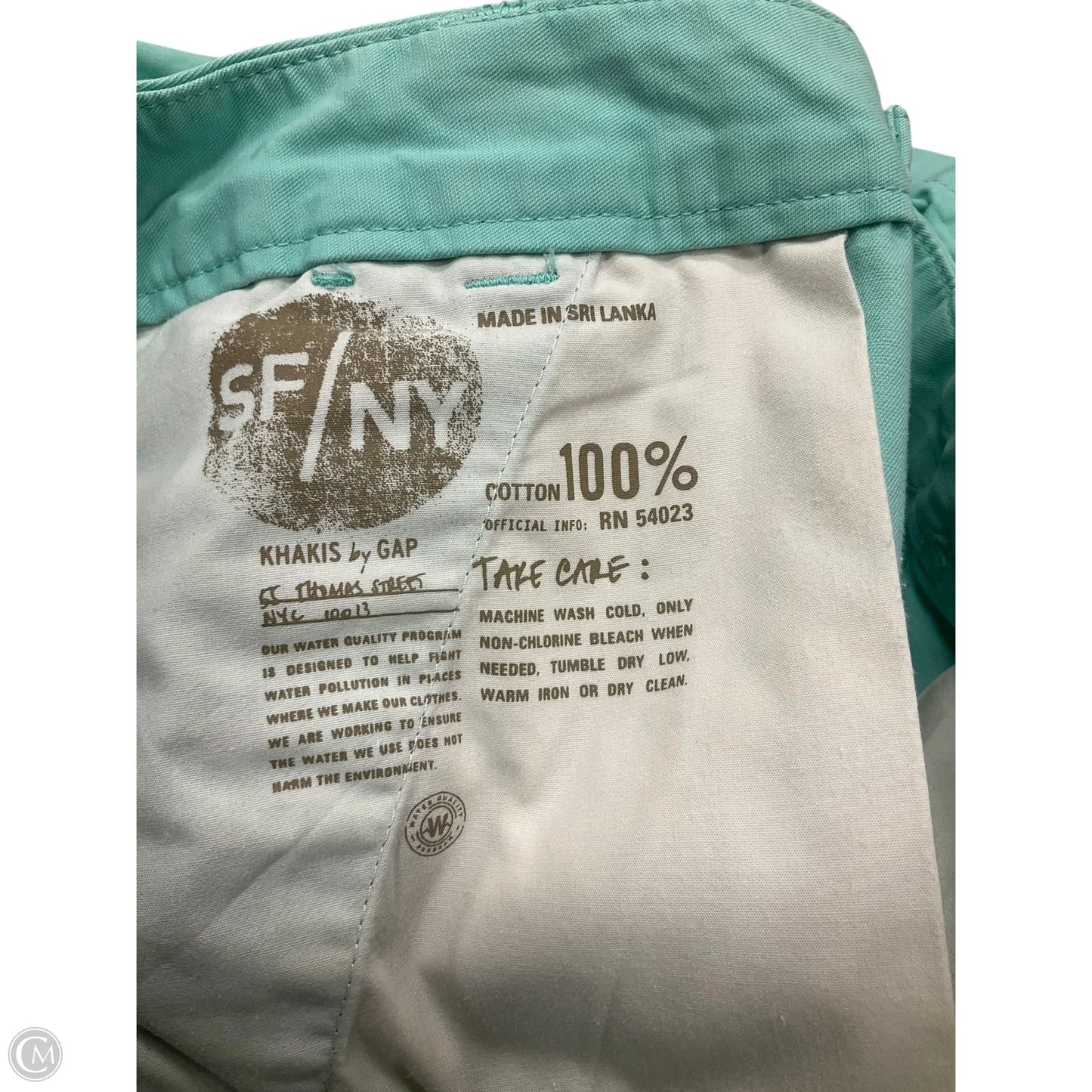 Shorts By Gap In Aqua, Size: 6