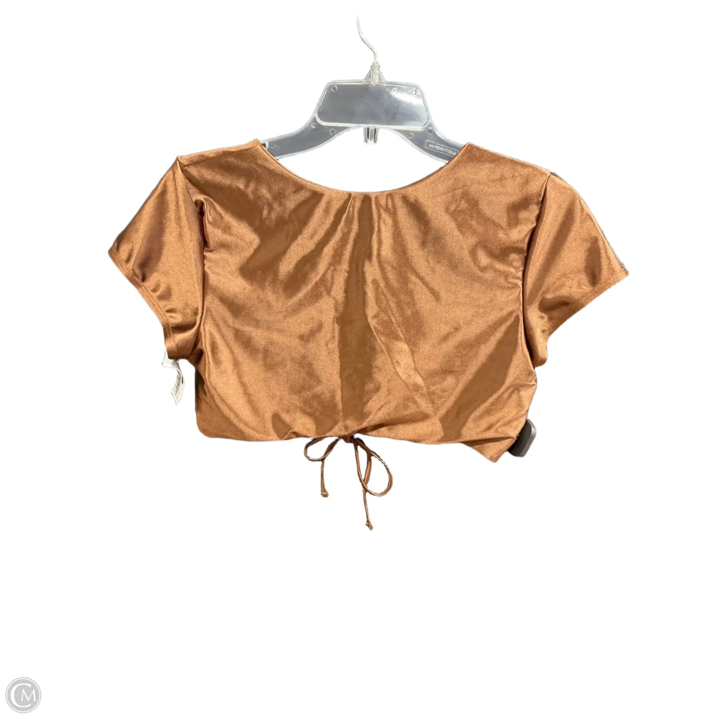 Swimsuit Top By Clothes Mentor In Bronze, Size: M