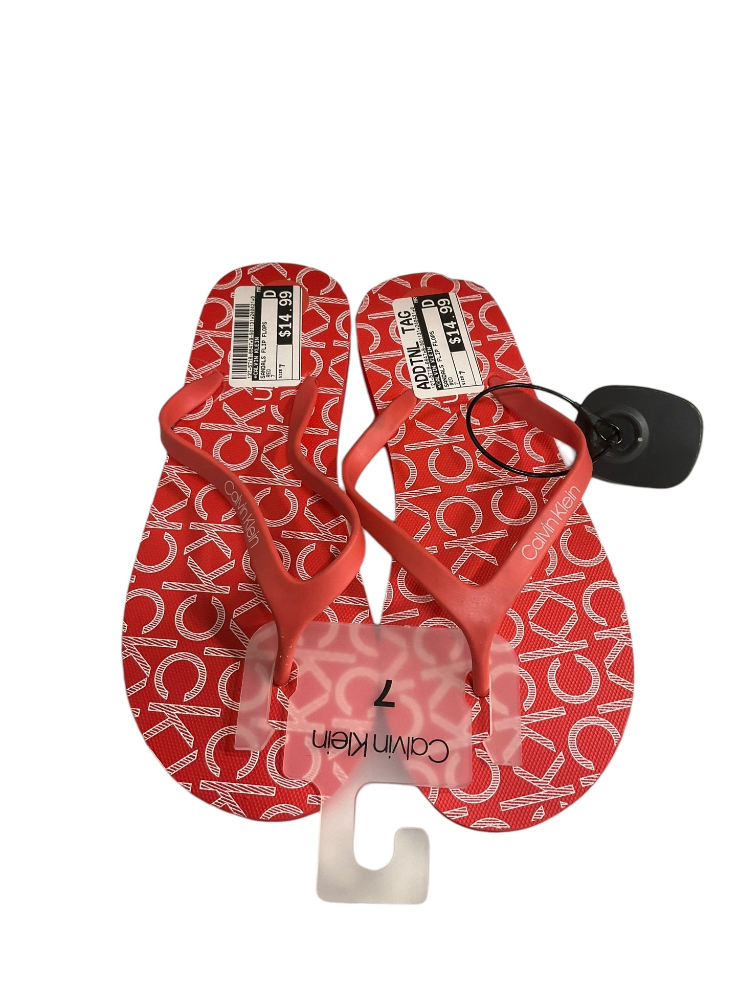 Sandals Flip Flops By Calvin Klein Size: 7