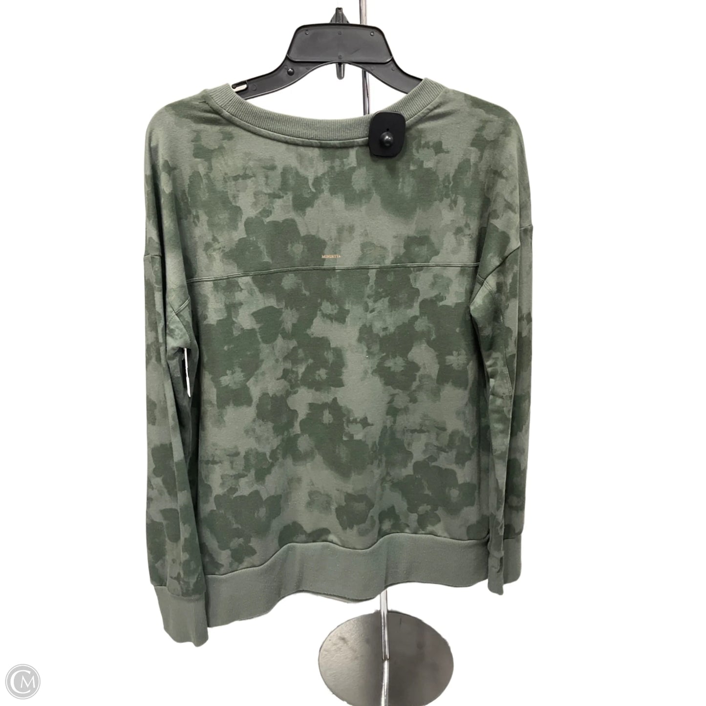 Athletic Sweatshirt Crewneck By Mondetta In Camouflage Print, Size: M