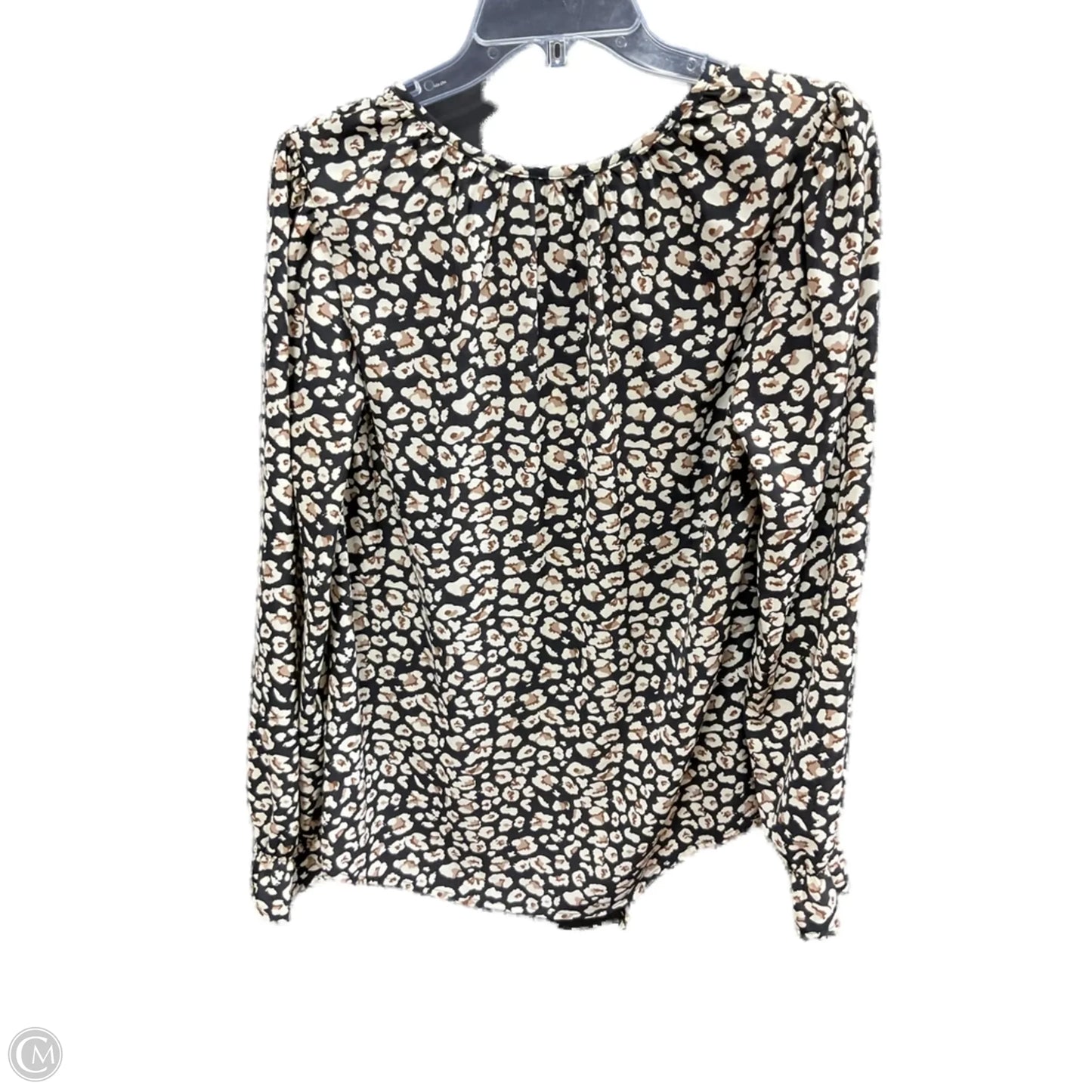 Top Long Sleeve By Clothes Mentor In Animal Print, Size: M
