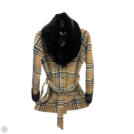 Coat Other By Clothes Mentor In Plaid Pattern, Size: M