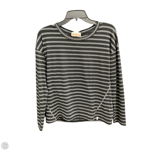 Athletic Top Long Sleeve Crewneck By Talbots In Striped Pattern, Size: S